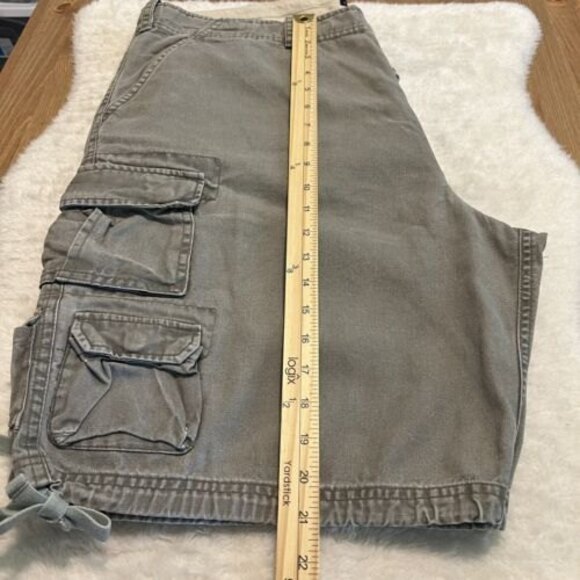 Bailey's Point Mens Gray Cargo Shorts Cotton Blend Summer Hiking Size 40 - Picture 12 of 12